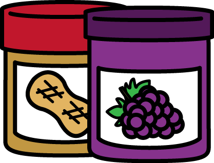 Jar of Peanut Butter and Jelly Clip Art - Jar of Peanut Butter and ...