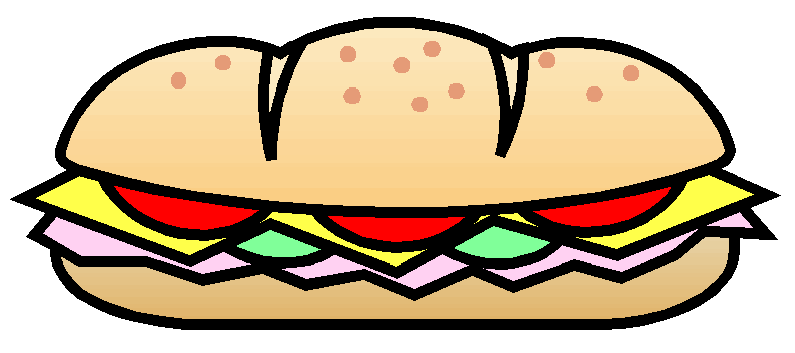 Cartoon Sub Sandwich