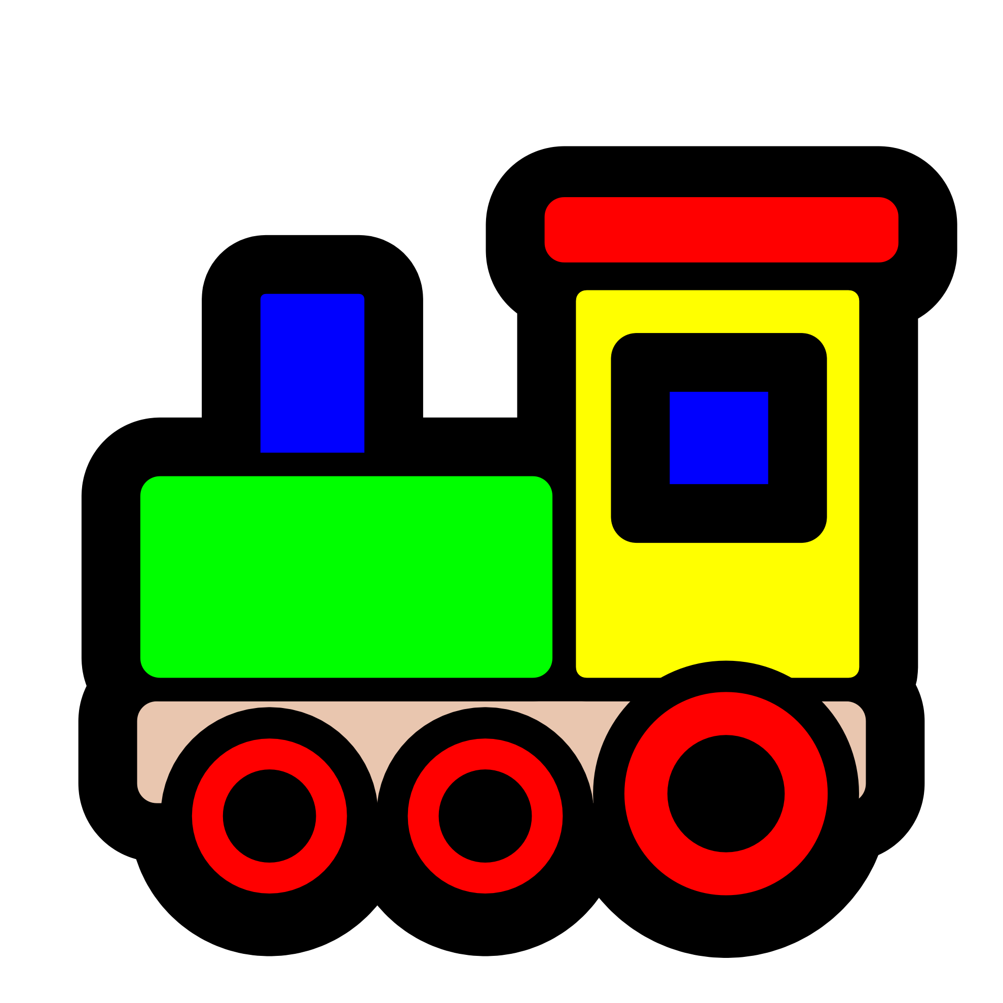 Cartoon Train Clip Art