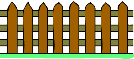 Picket Fence Clip Art
