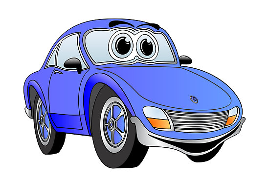 Blue Car Cartoon - ClipArt Best