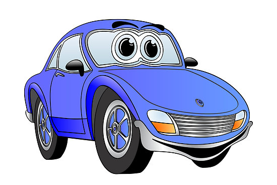 Blue Cartoon Cars - ClipArt Best