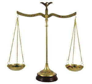 Amazon.com - Brass Balance Enamel Flower Scales of Justice Lawyer Gift
