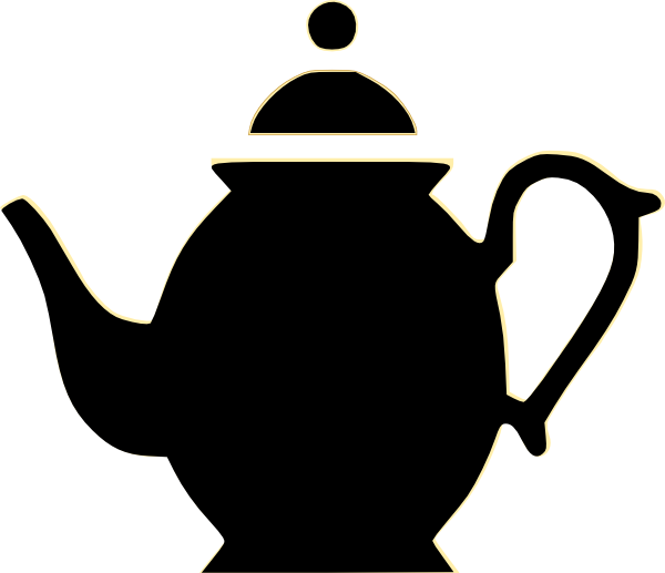 Teapot Clip Art Outline - Free Clipart Images
