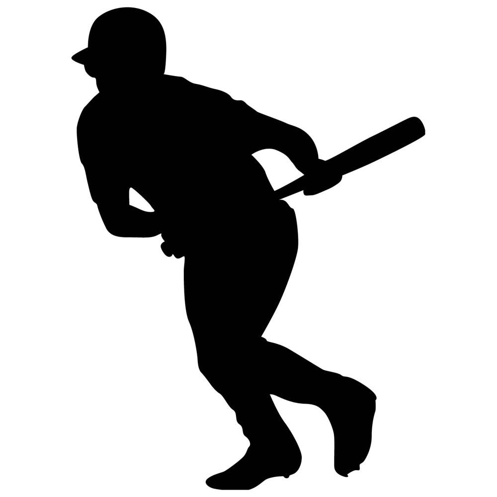 Rakuten.com - Baseball Player Pitcher Lefty Leg Kick Silhouette-24 ...