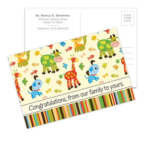 666 views Congratulations Baby Postcards » Buy 3 Get 1 Free Cards
