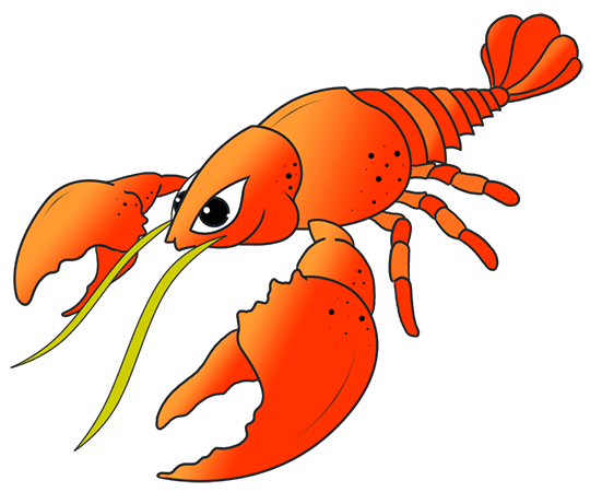 free cartoon lobster clip art - photo #31
