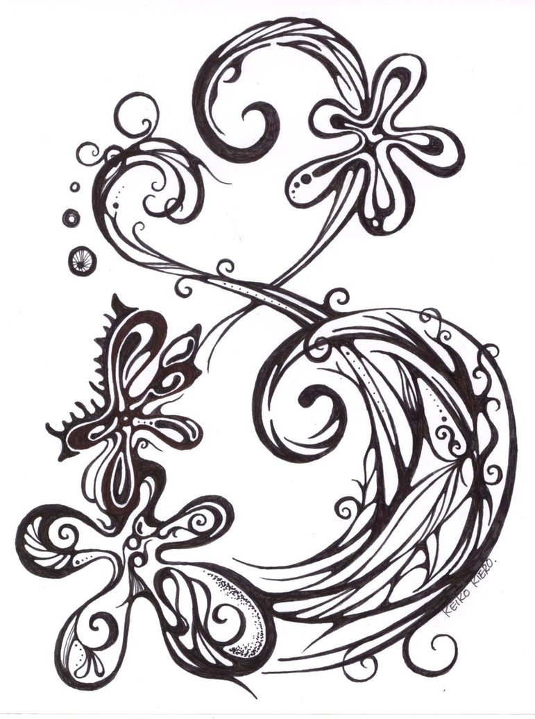 Flower Heart Tattoo - ClipArt Best
