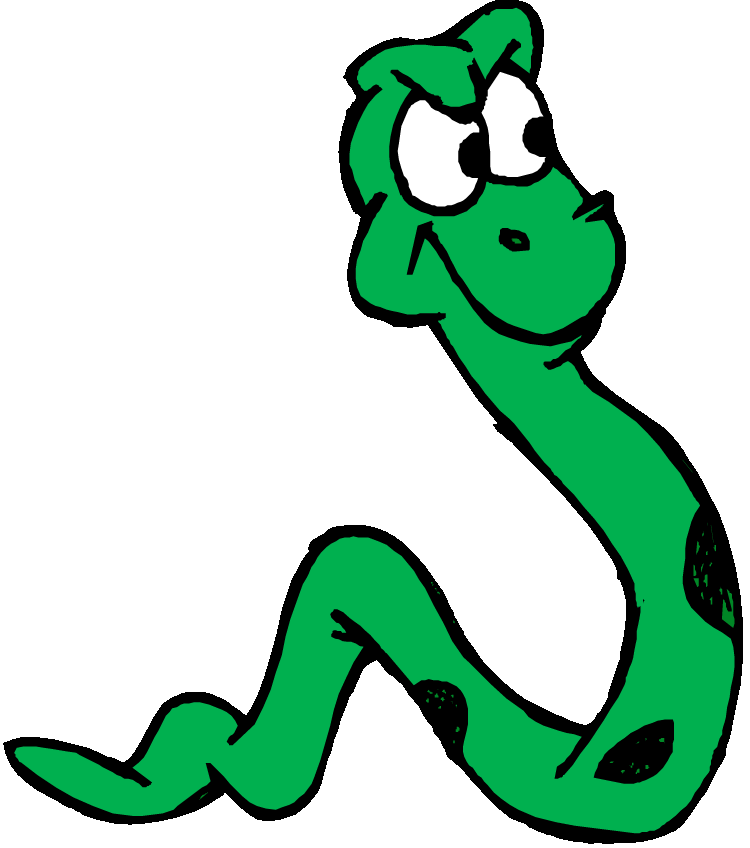 free cartoon snake clipart - photo #48