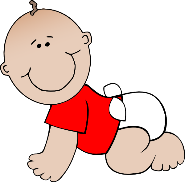 Crawling Cartoon Baby Boy Clipart Picture Royalty Free Clip ...