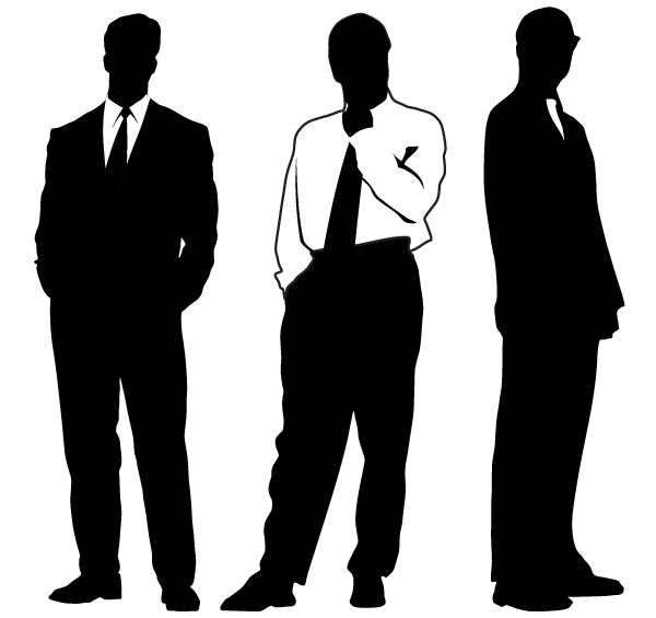 Businessman Silhouettes | Download Free Vector Graphics
