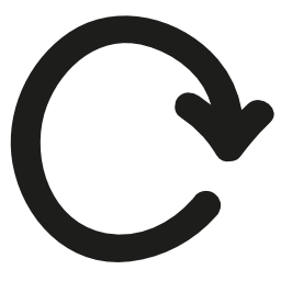 Repeat hand drawn circular arrow symbol vector icon | Free Arrows ...