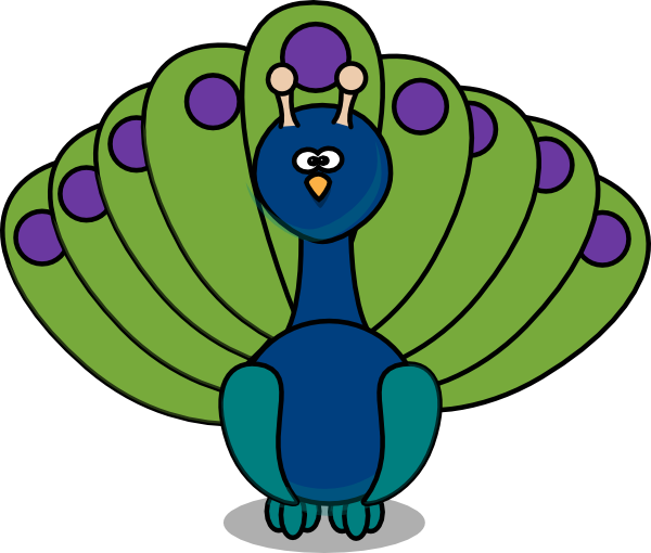 Peacock Clip Art Vector Free For Download