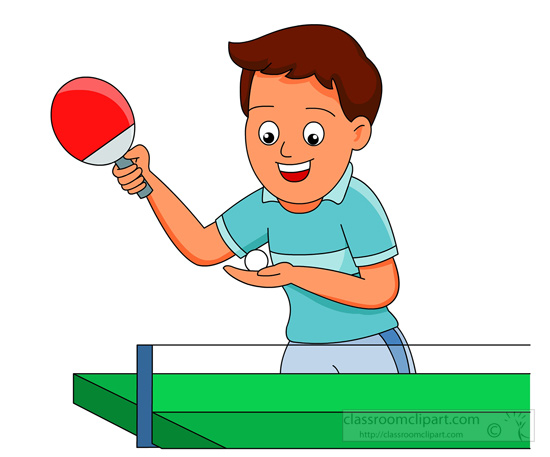Table tennis clipart
