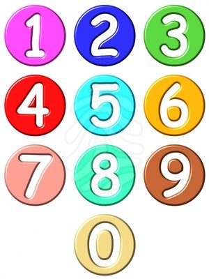 Clipart Of Numbers