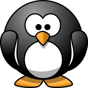 Animated penguin clipart