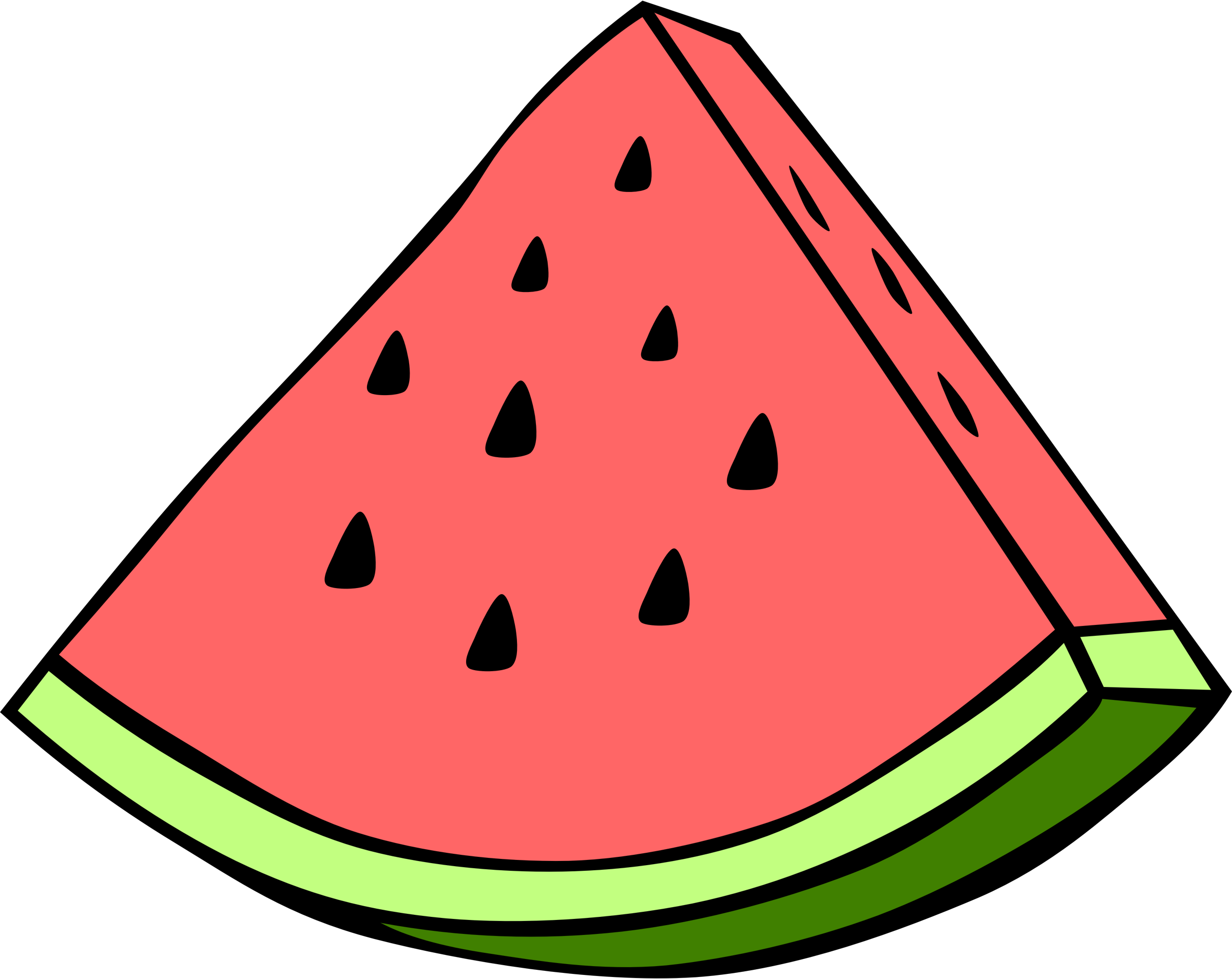 Free Sliced Watermelon High Resolution Clip Art | All Free Picture