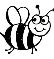 16 Printable Coloring Pages for Kids for: Bee Coloring Pages ...
