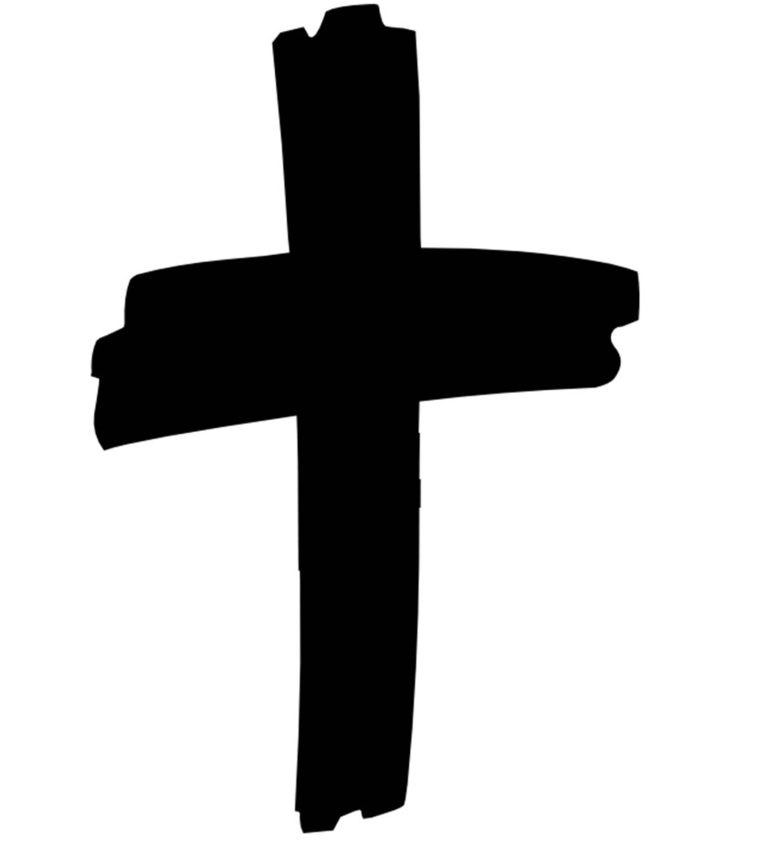 Simple Black Cross - Clipartion.com
