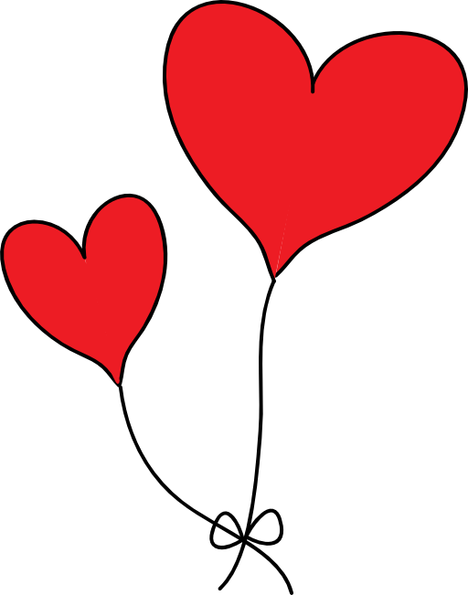 Red heart clipart free