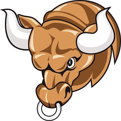 Cartoon Of The Tattoos Of Taurus The Bull Clip Art, Vector Images ...