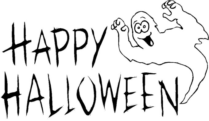 Happy halloween ghost clipart