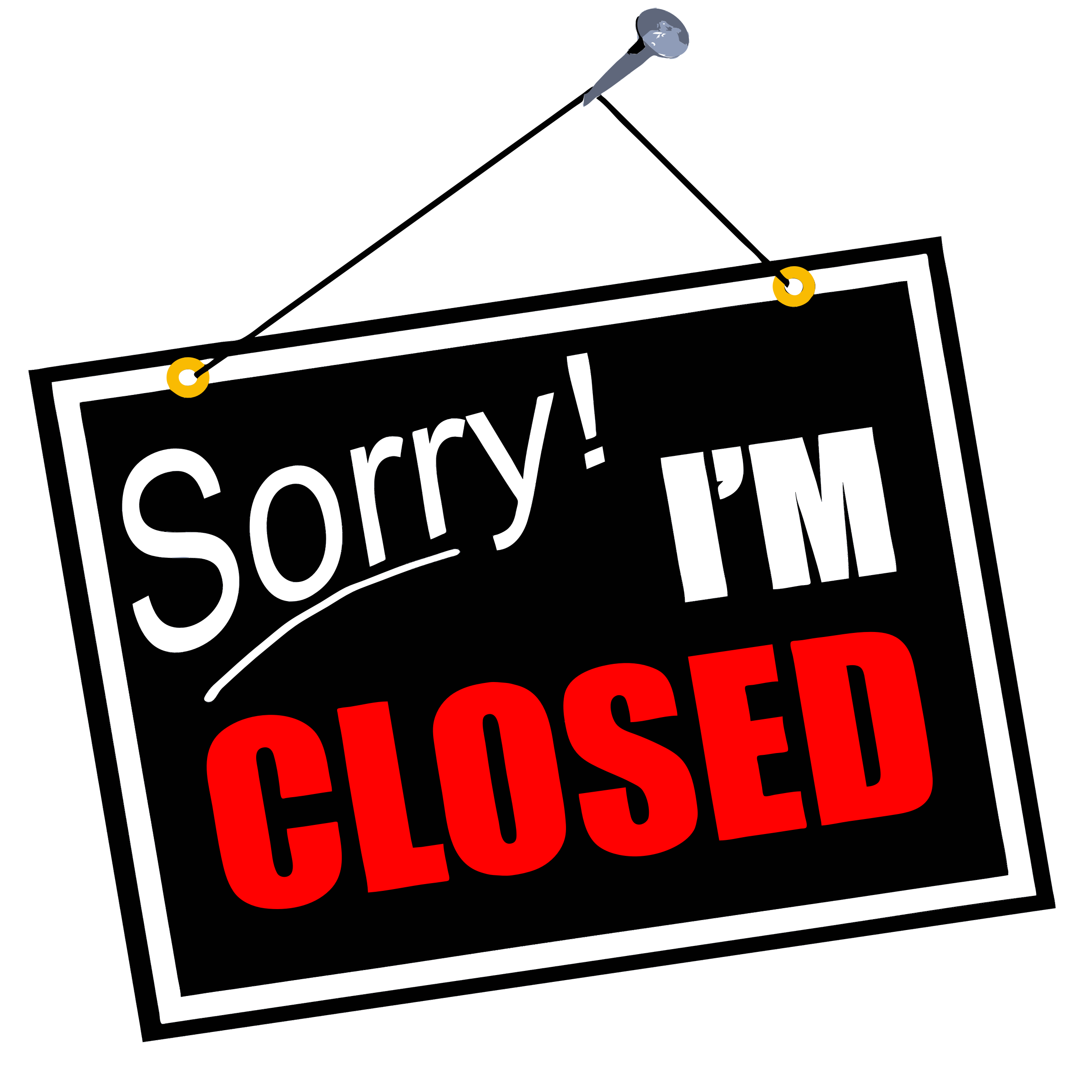 Closed Sign Clipart