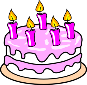Birthday cake clip art black clip art birthday - Clipartix