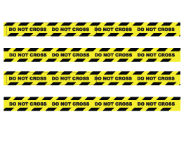 Do Not Cross - Tape wall decals | Dezign With a Z