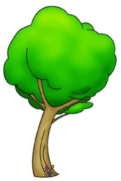 Cartoon trees clipart
