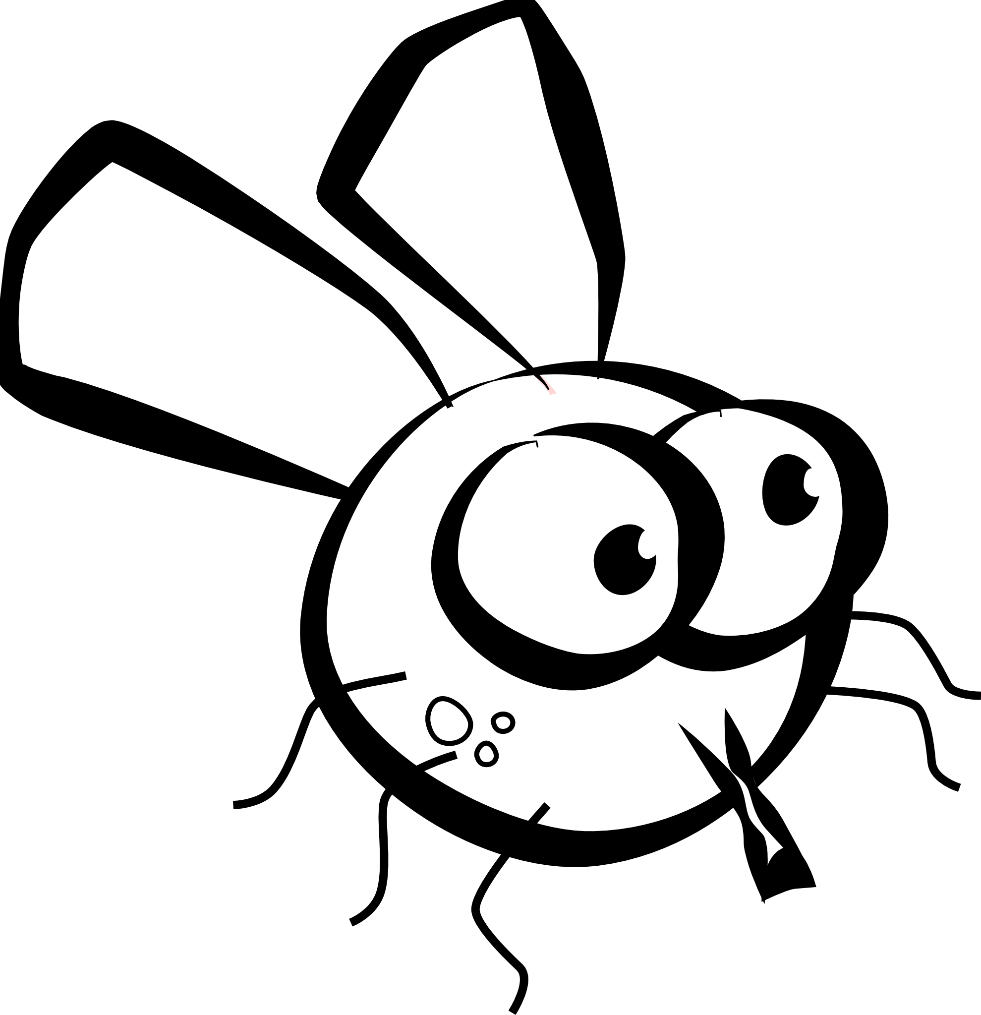 Cartoon Fly Clipart