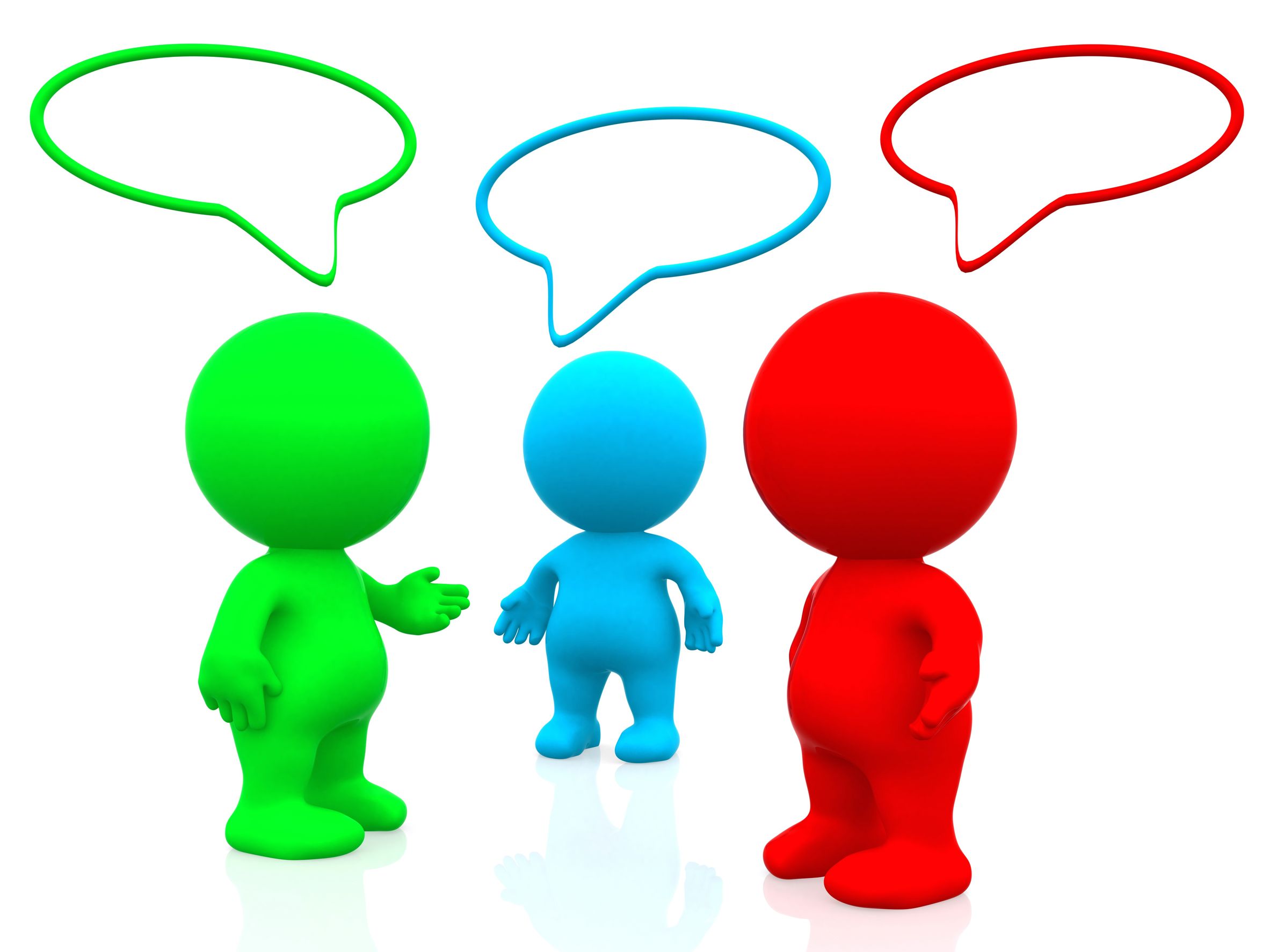 Coloured Speech Bubbles - ClipArt Best