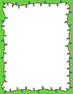Free christmas page borders clipart