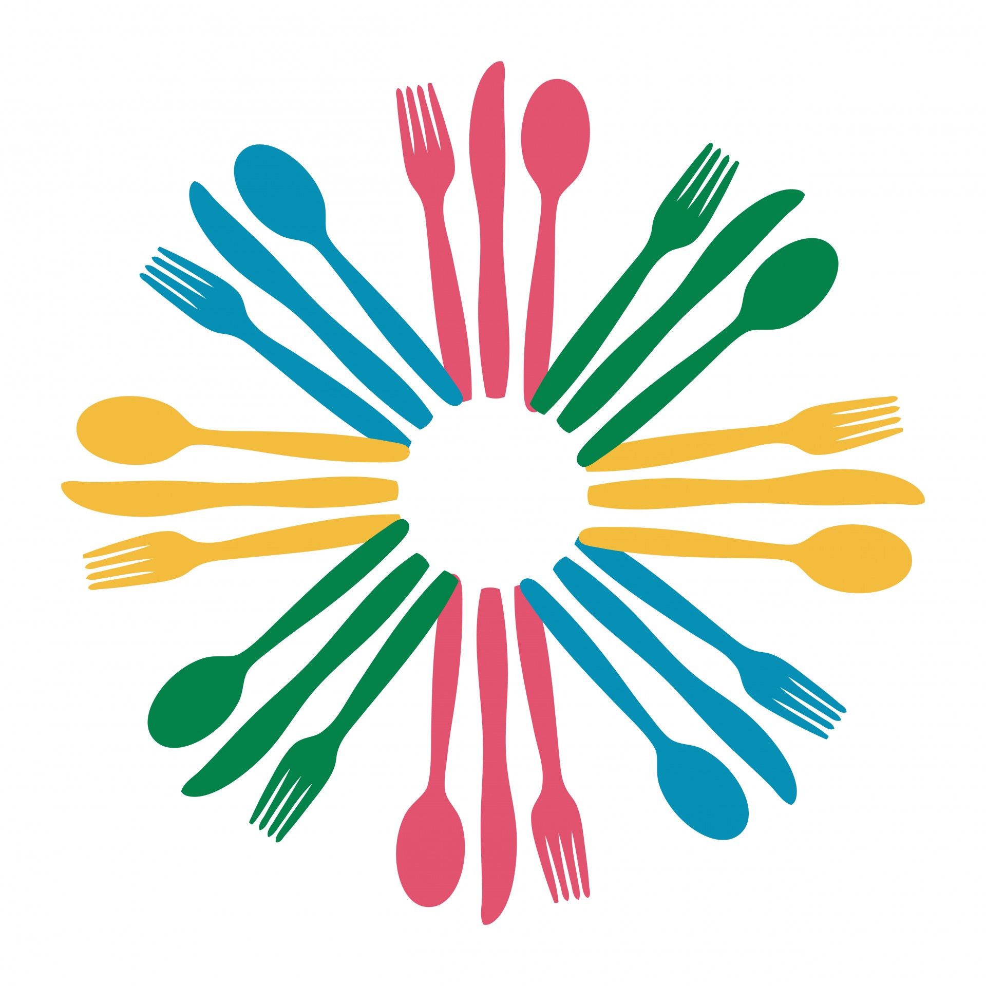 Colorful Cutlery Logo Clipart Free Stock Photo - Public Domain ...