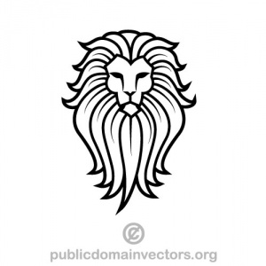 Lion Head Silhouette Clip Art - Free Clipart Images