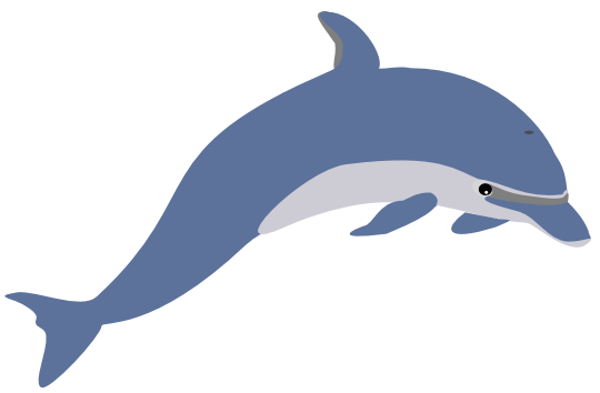 Animated dolphin clipart