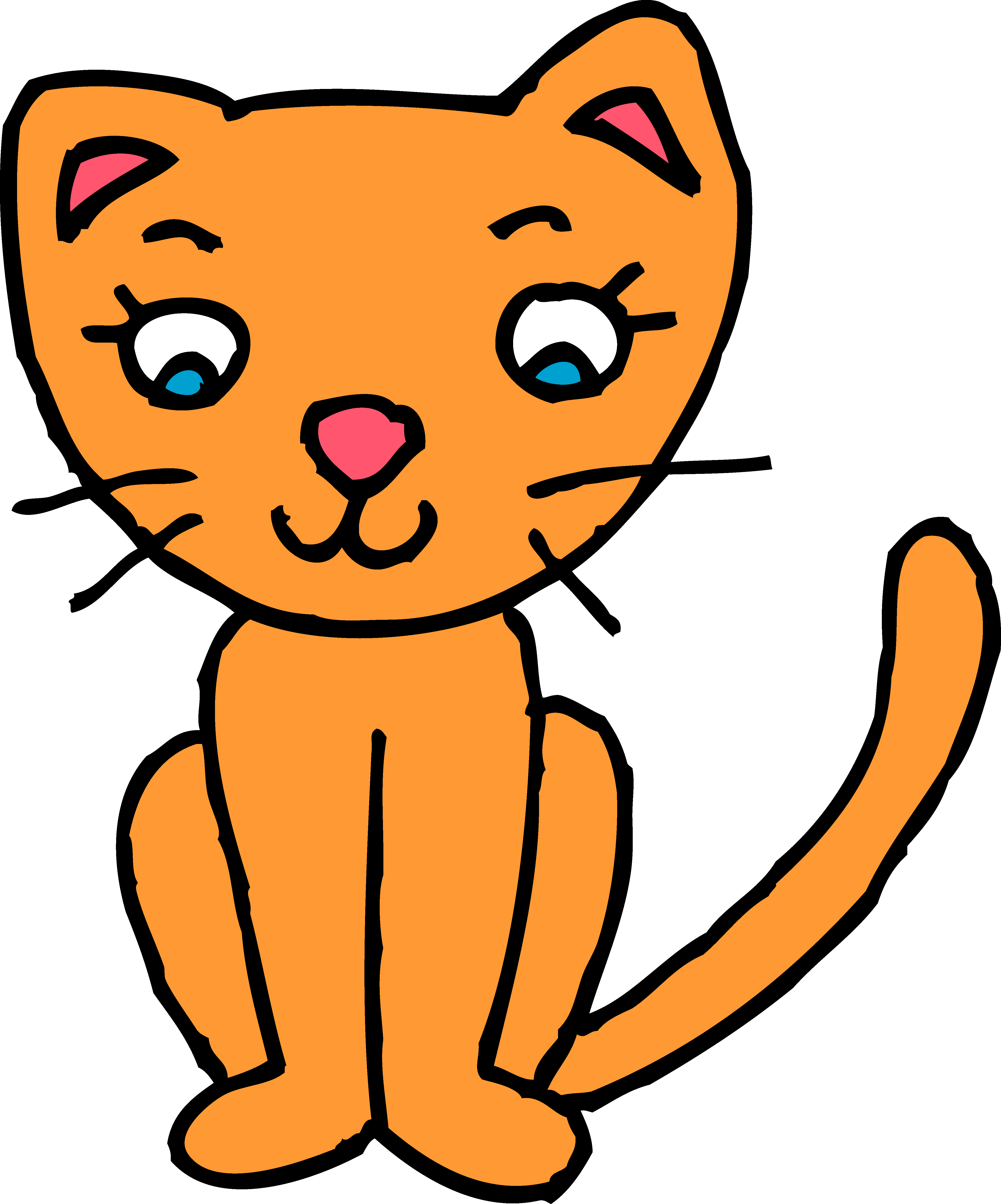 Orange Cat Clipart | Free Download Clip Art | Free Clip Art | on ...