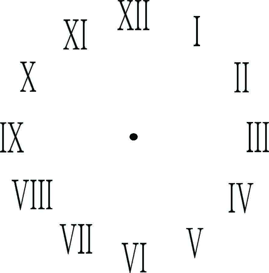 Roman Numeral Round Clock | More Than Vinyl