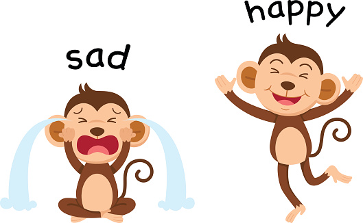 Silhouette Of A Sad Monkey Clip Art, Vector Images & Illustrations ...