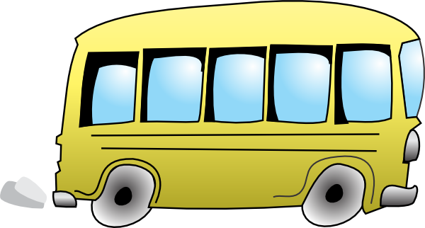 School Bus Driver Clip Art Animated School Bus Cartoon Gif ...