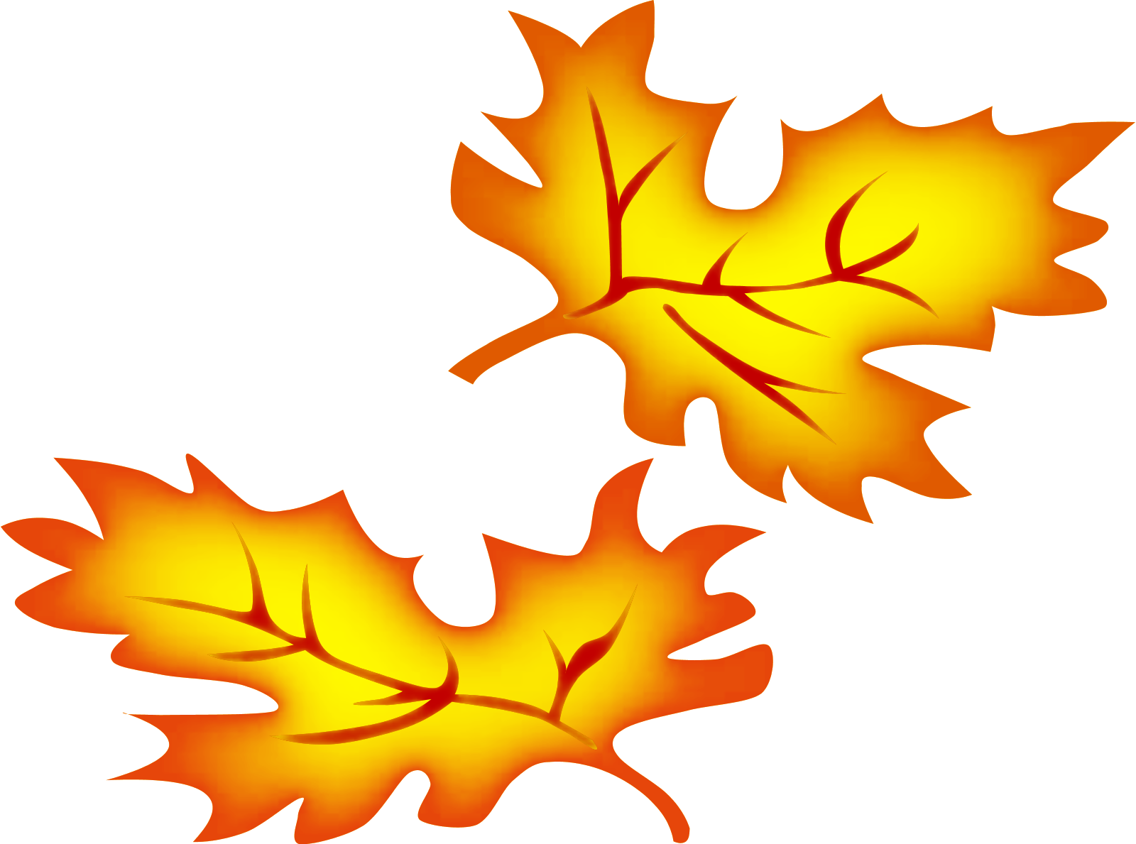 Falling leaves clipart free