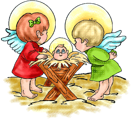 Baby jesus in a manger clip art - ClipartFox