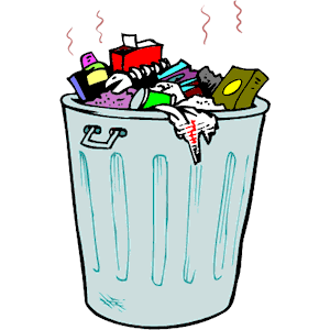 Clipart trash can