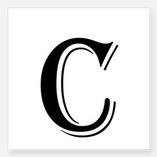 Letter C Stickers | Letter C Sticker Designs | Label Stickers ...