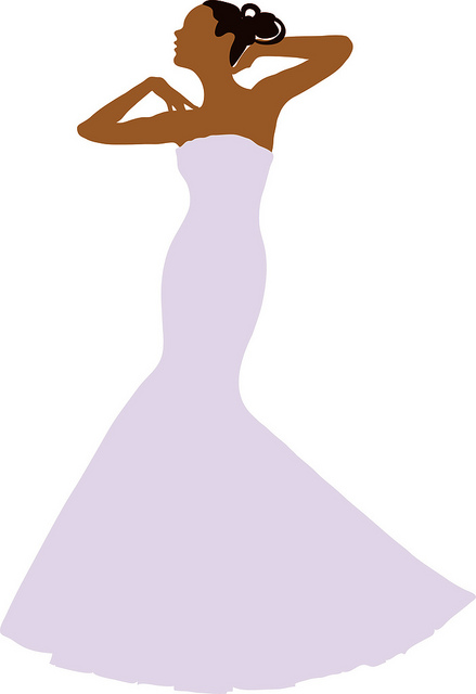 Bridal Dress Clipart