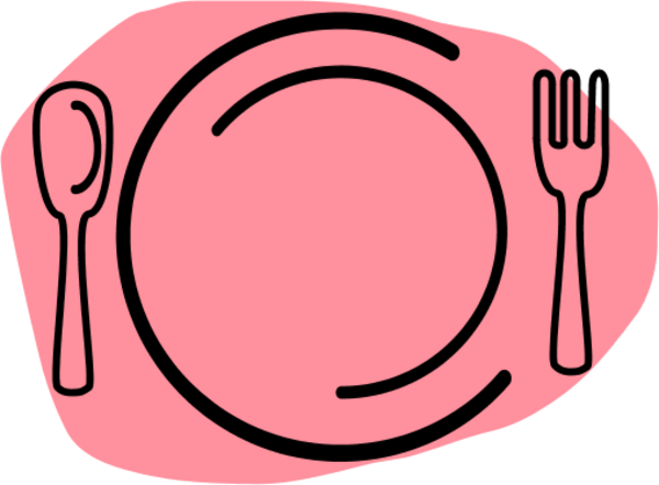 Dinner Plate Clipart - Tumundografico
