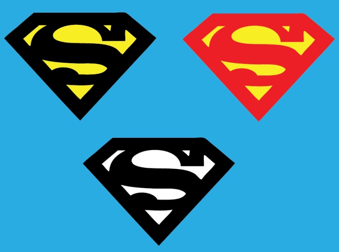 Black Superman Logo - ClipArt Best