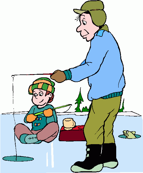 Ice Fishing Clipart