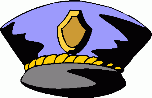 Badge Police Hat Clipart