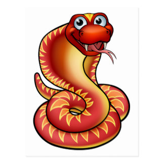 Cartoon Cobras Postcards | Zazzle